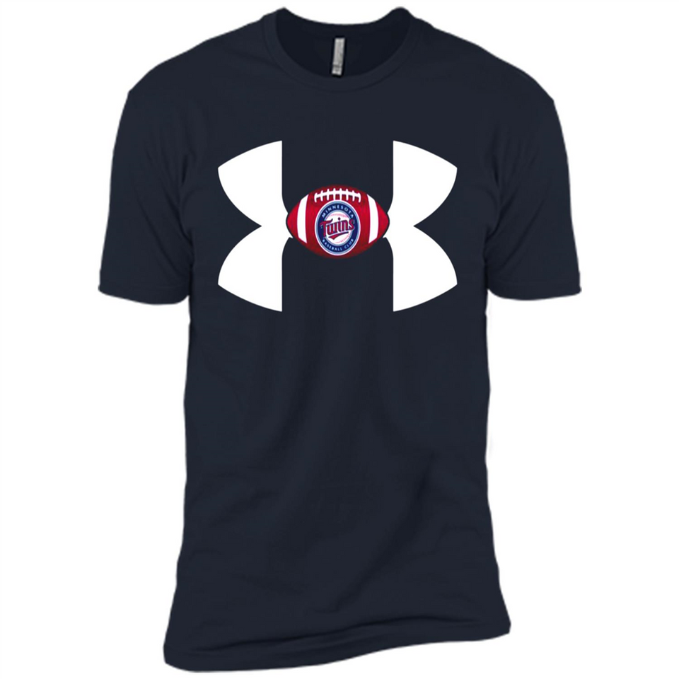 Minnesota Twins Under Armour Logo - Premium Short Sleeve T-Shirt