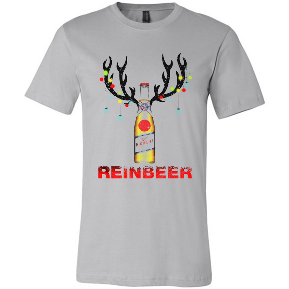 Miller High Life beer reinbeer Christmas - Canvas Unisex T-Shirt