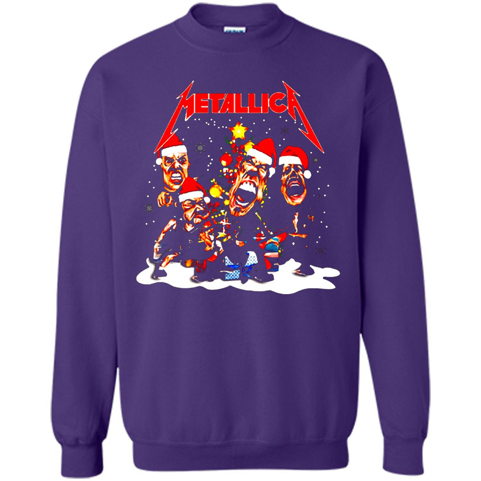 Metallica christmas sweatshirt hoodie long PINGPONG - Sweatshirt