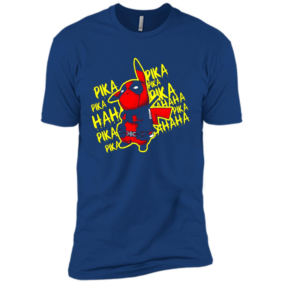 Pikachu Deadpool T-Shirt PINGPONG - Premium Short Sleeve T-Shirt