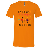 It's The Most Wonderful Time Of The Year - Canvas Unisex V-Neck