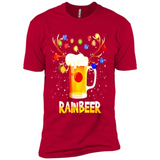 Rainbeer Christmas Reindeer Beer Drinking