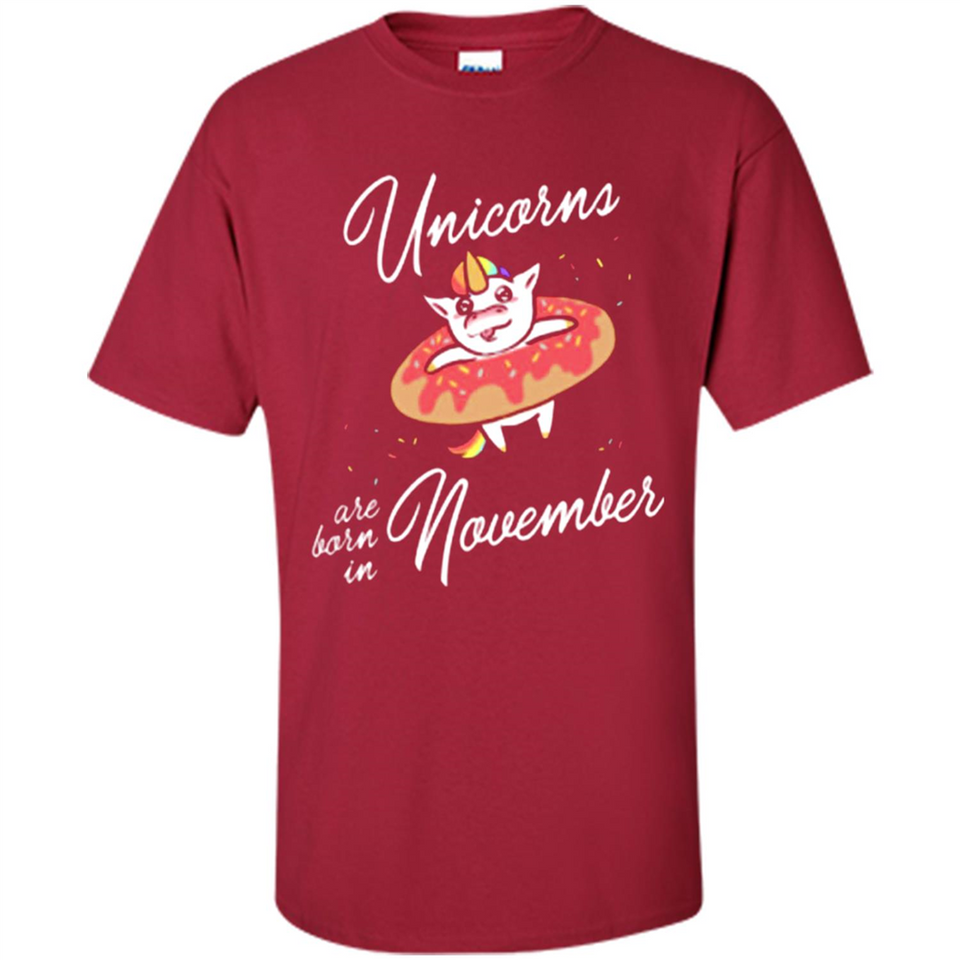 Unicorns Born In November Birthday