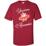 Unicorns Born In November Birthday