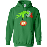Grinch hand holding Logo HomeDepot Glitter Christmas - Hoodie