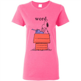 Snoopy Word - Ladies Short-Sleeve