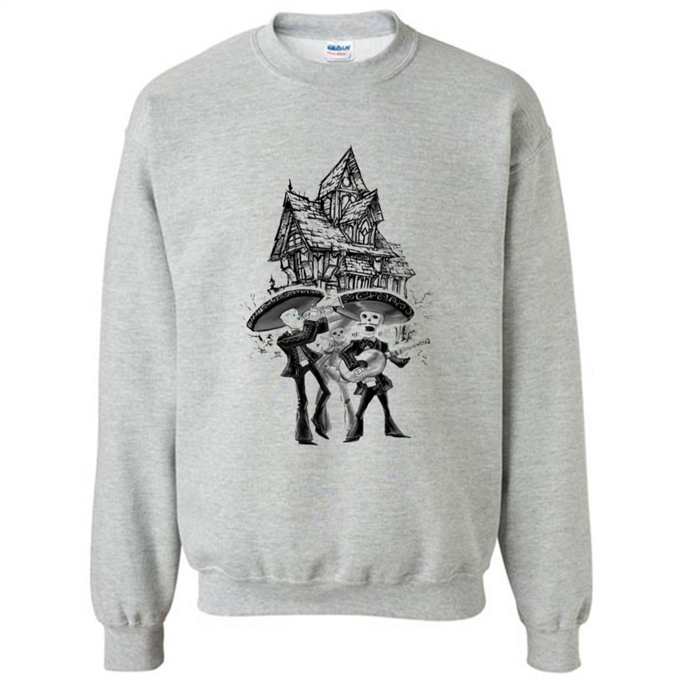 Mariachi Skeleton Shirt Dia De Los Muertos Tequila - Sweatshirt