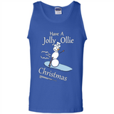 Snowman Snowboarder Tshirt Have Jolly Ollie Christmas