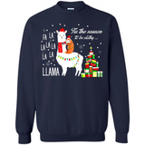 Llama Tis the season to be slothy Christmas sweatshirt PINGPONG - Sweatshirt