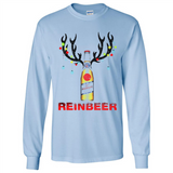Miller High Life beer reinbeer Christmas - Long Sleeve T-Shirt