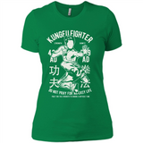 Kungfu Martial Arts Fight Apparel - Ladies' Boyfriend T-Shirt
