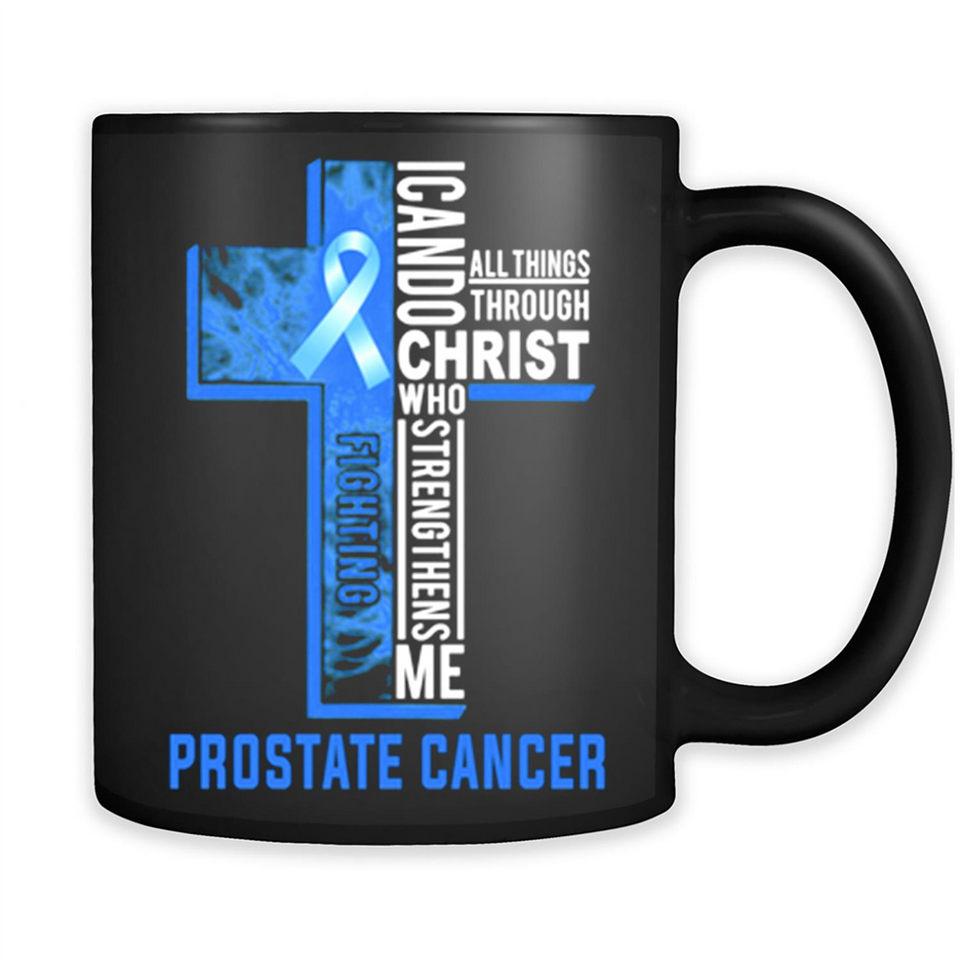 I can do all things through christ who strengthens me fighting Pr state Cancer Jesus