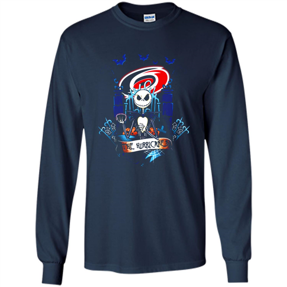 Carolina Hurricanes Halloween The Nightmare Before Christmas - Long Sleeve T-Shirt