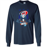 Carolina Hurricanes Halloween The Nightmare Before Christmas - Long Sleeve T-Shirt