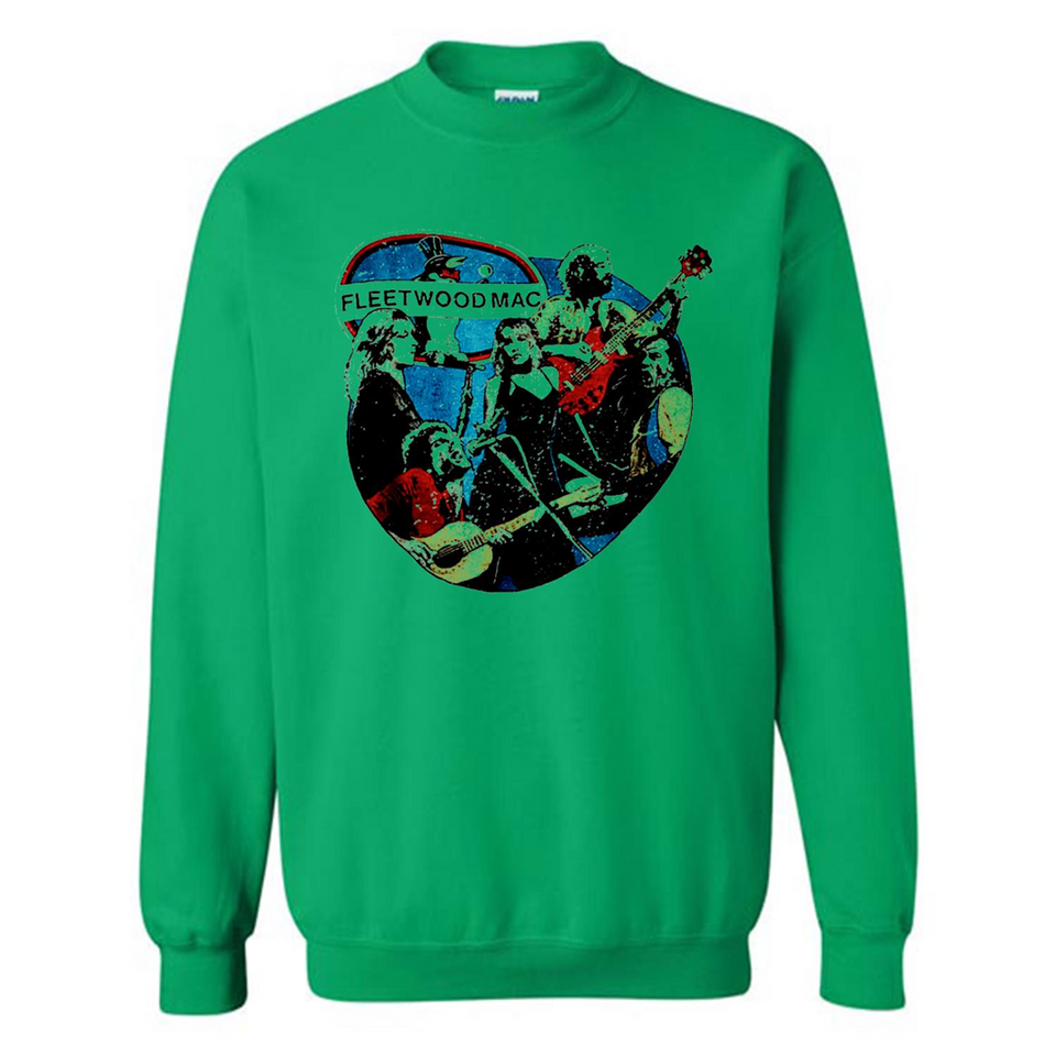 Dancing Funny Guitar Vintage Metal Rock Band Shirt PINGPONG - Sweatshirt