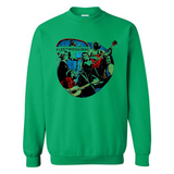 Dancing Funny Guitar Vintage Metal Rock Band Shirt PINGPONG - Sweatshirt