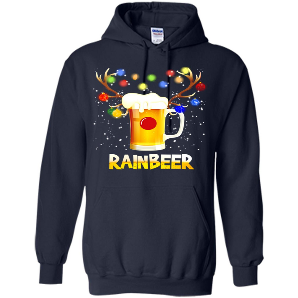 Rainbeer Christmas Reindeer Beer Drinking