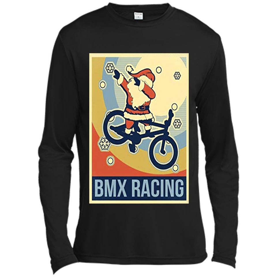 bmx racing dabbing Santa Christmas