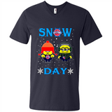 Snow Day Shirt For Detroit Pistons Vs Minion Fans pingpong
