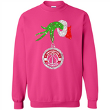 Funny Washington Wizards Glitter Grinch Monogram Ornament Christmas - Sweatshirt
