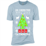 Oh Chemistree, Oh Chemistree Christmas Ugly Sweater - Premium Short Sleeve T-Shirt