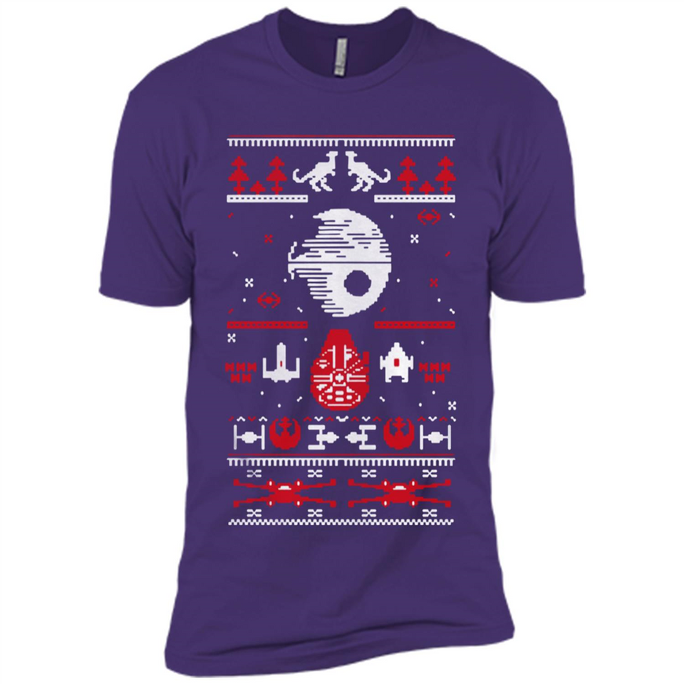 Star Wars Ugly Christmas Sweater - Premium Short Sleeve T-Shirt