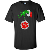 Amazing tee Clemson Tigers Glitter Grinch Monogram Ornament Christmas Gift - Shirt
