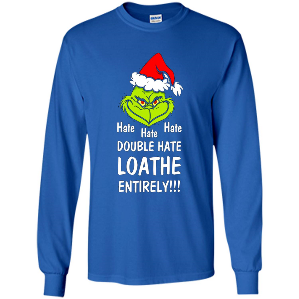 Mr Grinch hate hate hate double hate loathe entirely sweater PINGPONG