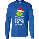 Mr Grinch hate hate hate double hate loathe entirely sweater PINGPONG