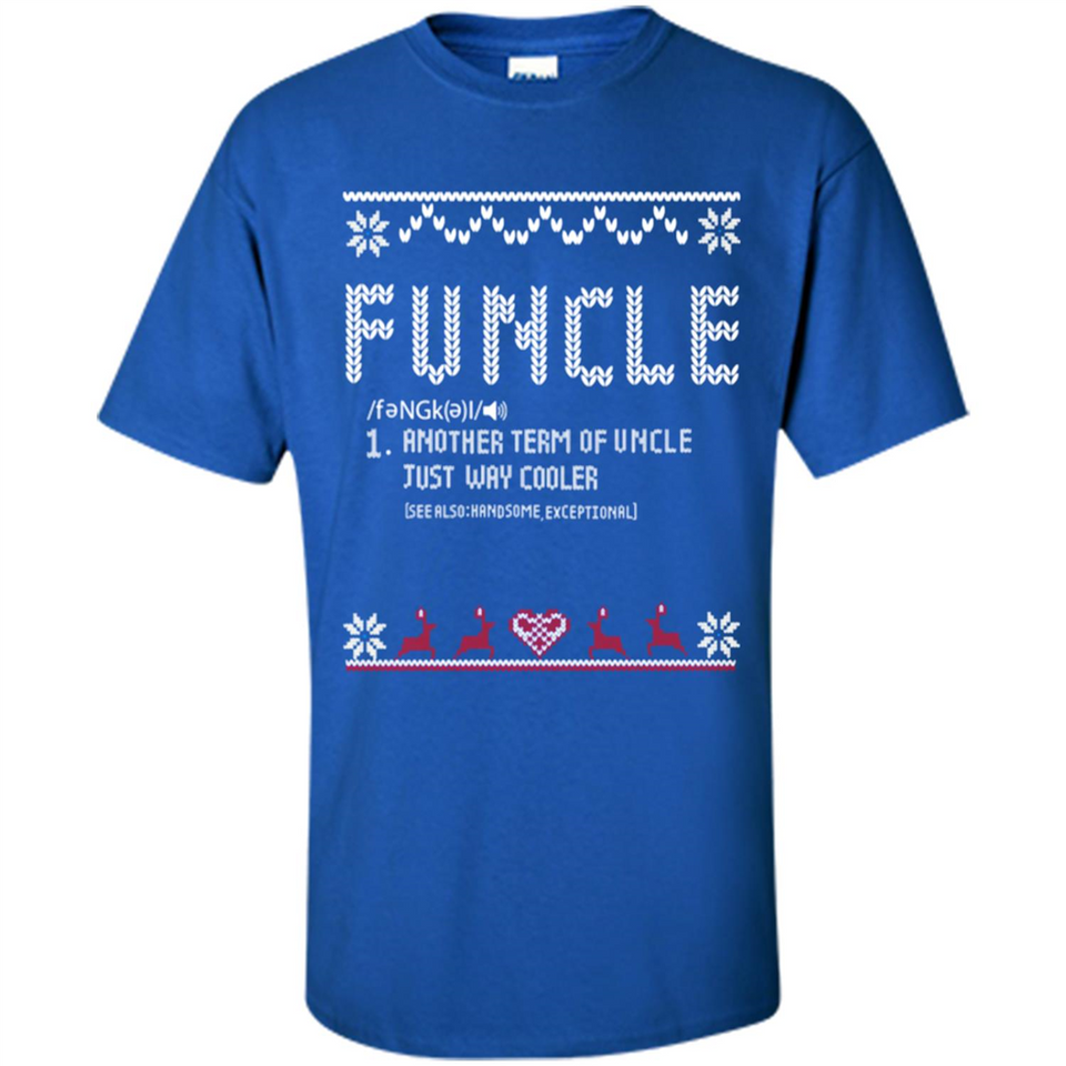 Mens Christmas Funcle Definition - Shirt