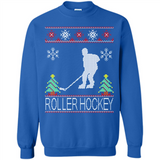roller hockey Christmas ugly
