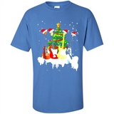 Santa Hat Electric Guitar Classical Guitar Christmas shirt Ladies' Boyfriend