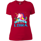 Unicorns are born in Libra Birthday Rainbow Gift Ladies Custom