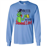 Slammed I Am I Would Drink Beer With A Goat On A Boat Shirt - Long Sleeve T-Shirt