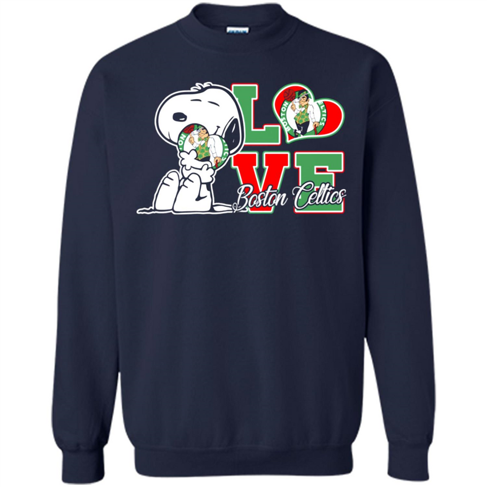 Snoopy loves NBA Boston Celtics - Sweatshirt