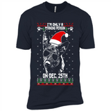 Morning Person Dutch Shepherd Funny Xmas - Premium Short Sleeve T-Shirt