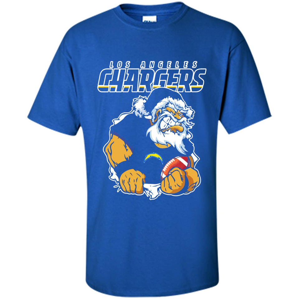 Grumpy Santa Claus Los Angeles Chargers Football Team PINGPONG