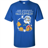 Grumpy Santa Claus Los Angeles Chargers Football Team PINGPONG