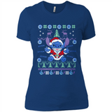 Stitch ugly christmas sweater - Ladies' Boyfriend T-Shirt