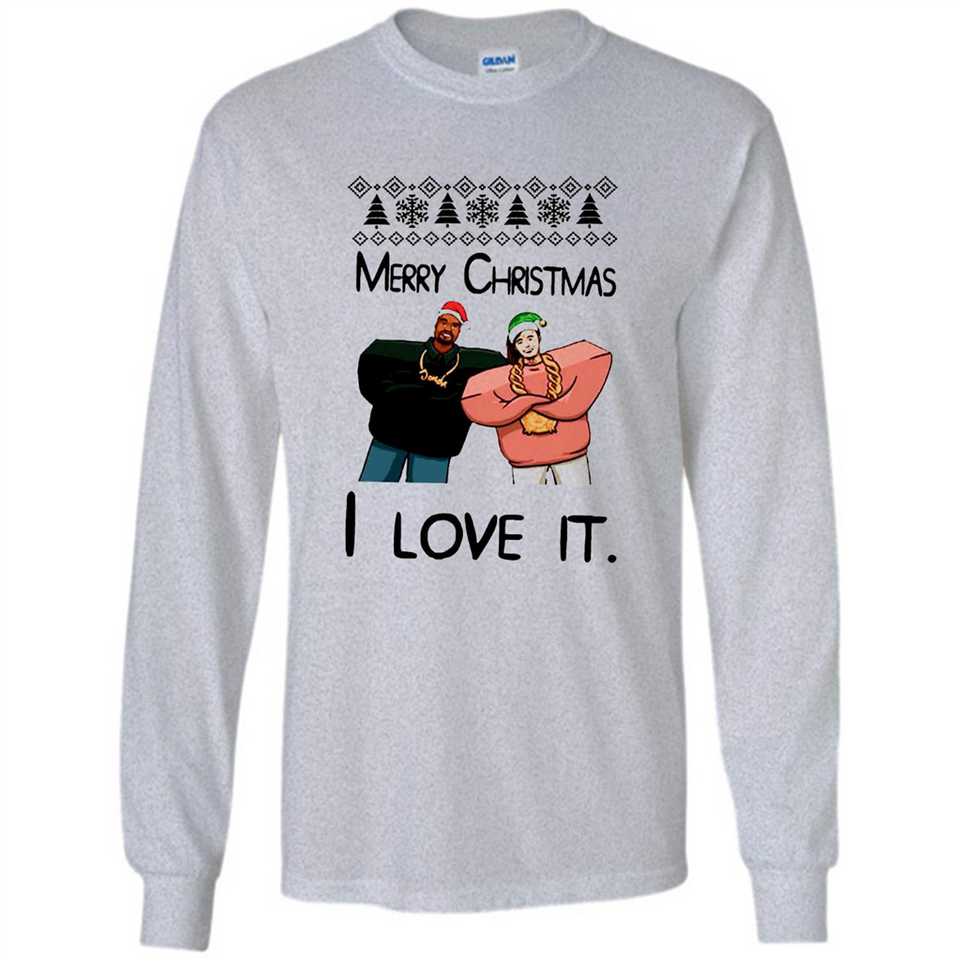 Drake Merry Christmas I love it sweatshirt PINGPONG - Long Sleeve T-Shirt