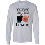 Drake Merry Christmas I love it sweatshirt PINGPONG - Long Sleeve T-Shirt