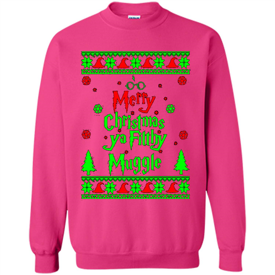 Merry Christmas ya filthy animal ugly sweater PINGPONG