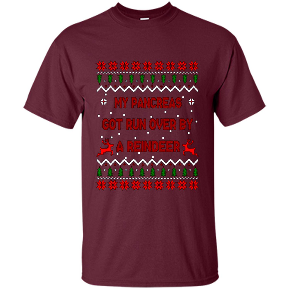 My Pancreas Got Run Over By A Reindeer Diabetes Christmas sweater PINGPONG