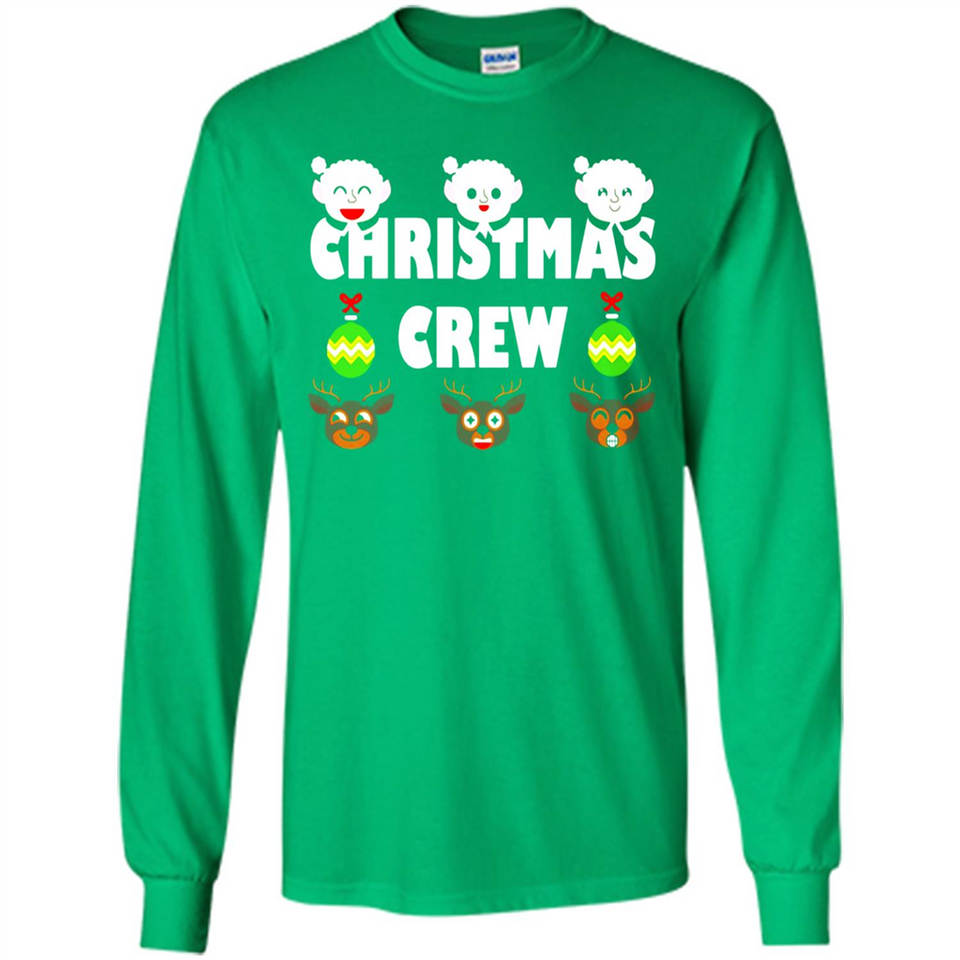 Christmas Crew Gifts Santa Elves Reindeer - Long Sleeve T-Shirt