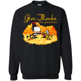Snoopy Thanksgiving Give Thanks With A Grateful Heart - Sweatshirt