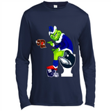 New York Giants Toilet Grinch Santa Claus Football Fan PINGPONG