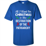 All I Want For Christmas Is The Destruction Of The Patriarchy sweater PINGPONG