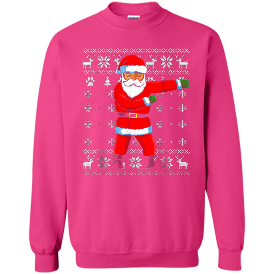 Flossing Santa Christmas Ugly Sweater Style Pajama Xmas Gift - Sweatshirt