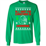 All I Want For Christmas Is HarambeT Rex Attack Reindeer ugly sweater PINGPONG
