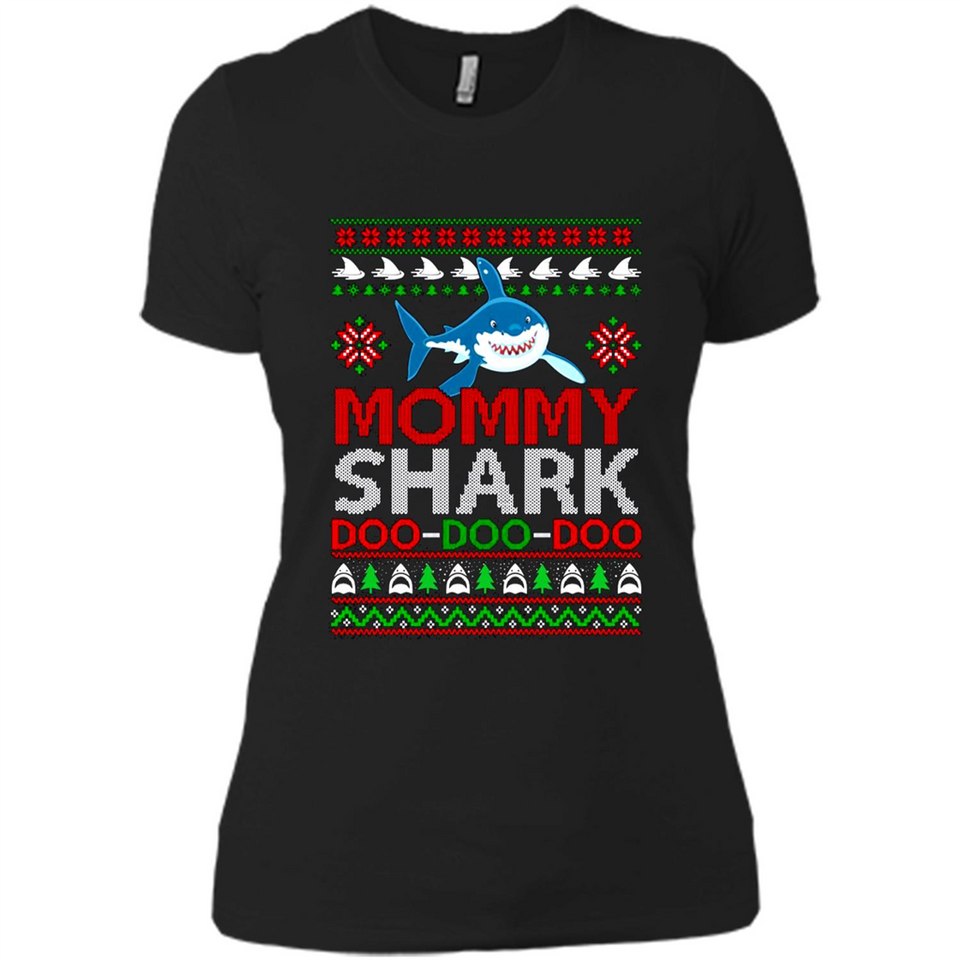 Mommy shark Doo Doo Doo Christmas sweatshirt PINGPONG